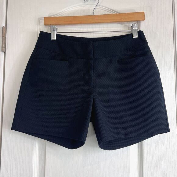 Apt. 9 Essentials Women's Black Dress Shorts Polyester Rayon Spandex Size 4 - Picture 1 of 12